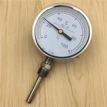 BM 双金属温度计 温度表 -40-80°C 探针长度：17cm 探针直径：0.8cm 螺纹 M18*1.5 精度1.5级