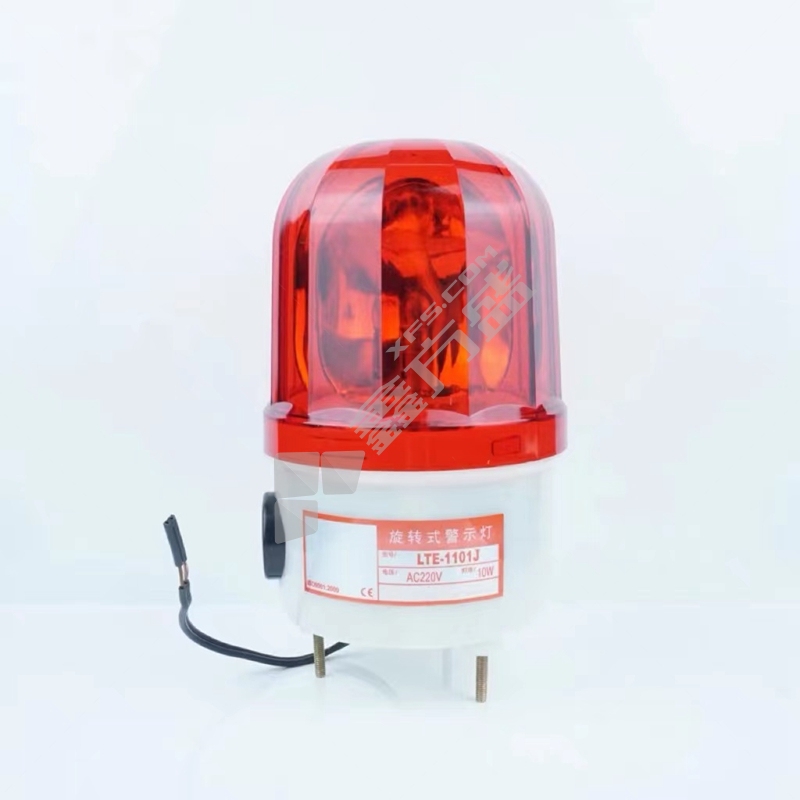欧雷克 报警灯 LTE-1101J旋转式 带蜂鸣 AC220V 10W