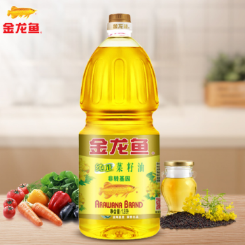 金龙鱼食用油 纯正菜籽油1.8L 