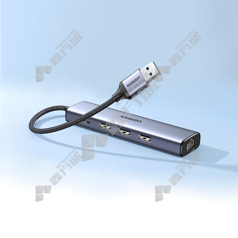 绿联 USB3.0转千兆网口扩展坞/3.0千兆网卡 CM475,20915