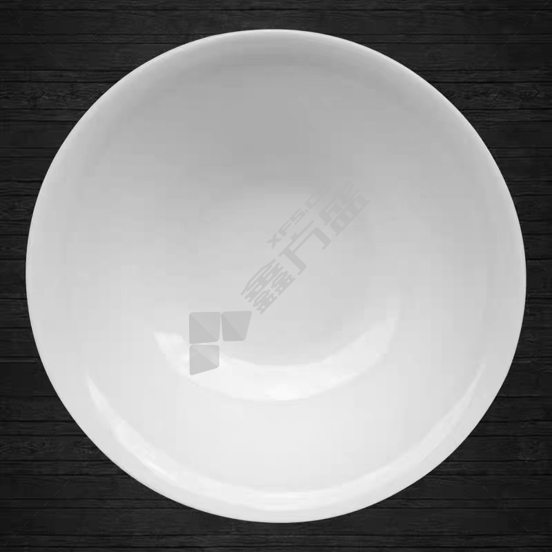 瓷之雅 白色陶瓷面碗汤碗斗碗 6斗