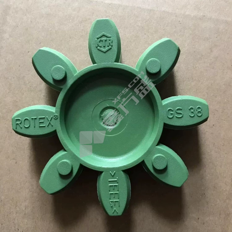 亨达绿色弹性体梅花缓冲胶垫 ROTEX GS48