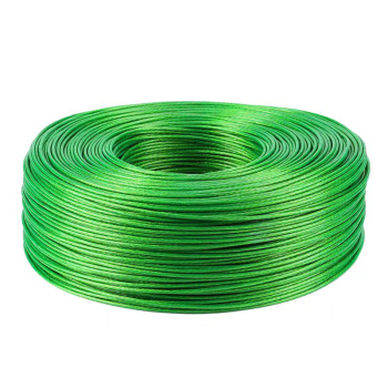 三英长远SYCY 绿皮包塑钢丝绳牵引水果架遮阳网包胶细软带皮钢丝绳 粗10mm 绿色