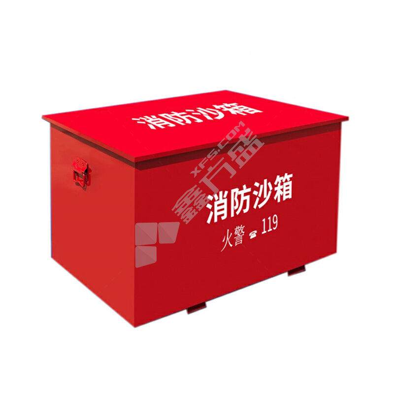 金能电力 冷轧钢板防汛消防沙箱 JN-XFSX-01 约1200×650×600mm 红色 壁厚1mm 