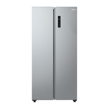 美的 双开门冰箱 470L BCD-470WKPZM(E) 一级能效 银色 颜色可选 白色 银色 流光金