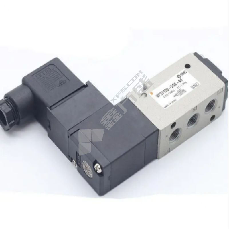 SMC 电磁阀 VFS4210-4DB 含各项接头、消音器、接线单元 AC220V SUPPLY PRESS:0.1-1.0MPa