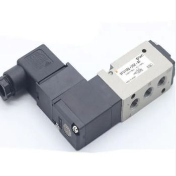 SMC 电磁阀 VFS4210-4DB 含各项接头、消音器、接线单元 AC220V SUPPLY PRESS:0.1-1.0MPa
