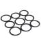 诚尔特 橡胶密封O形圈挡圈 黑色40（外径）×36（内径）×1.5（厚度）材料：聚四氟乙烯