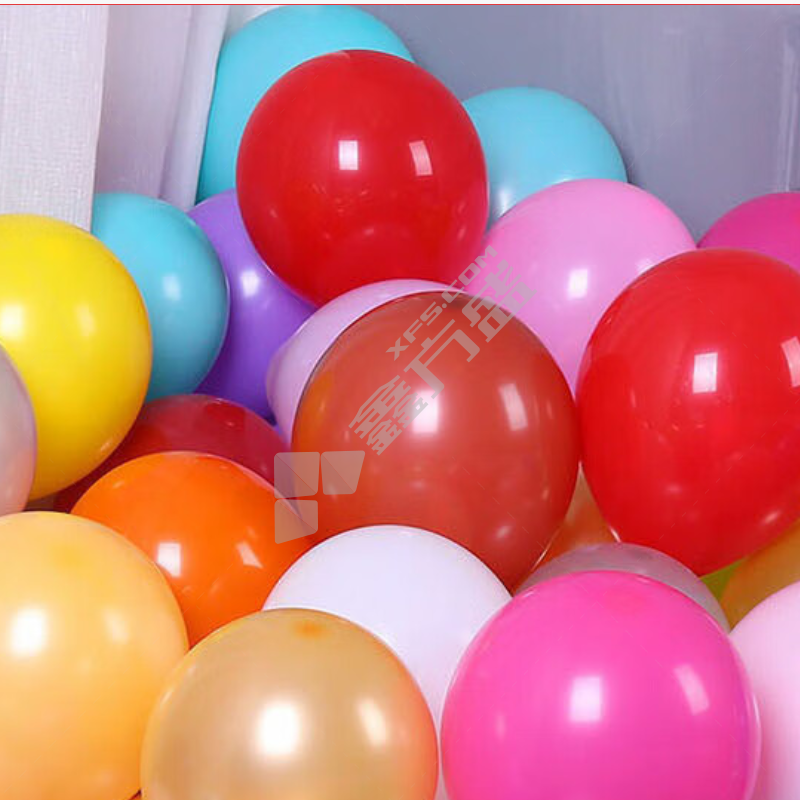 盛世泰堡 气球珠光混色 100个装