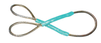 海通钢丝绳两端边环，环径200~250mm,编绳处带护套 25mm*3m
