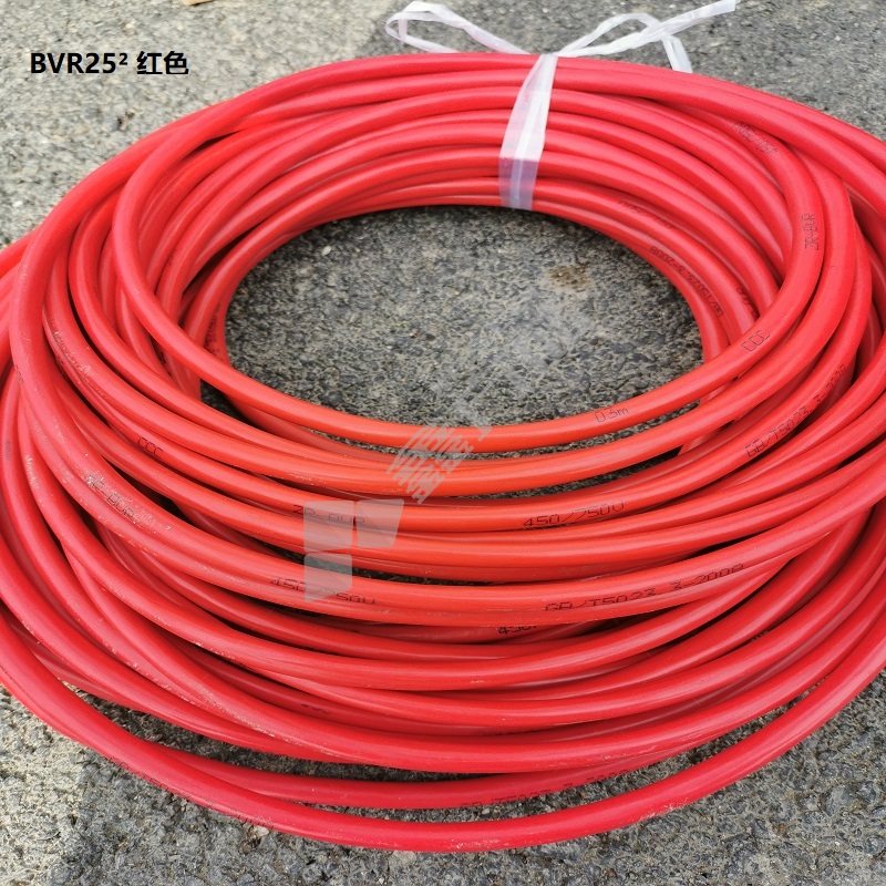 贵河 铜芯线 BVR25² 红色