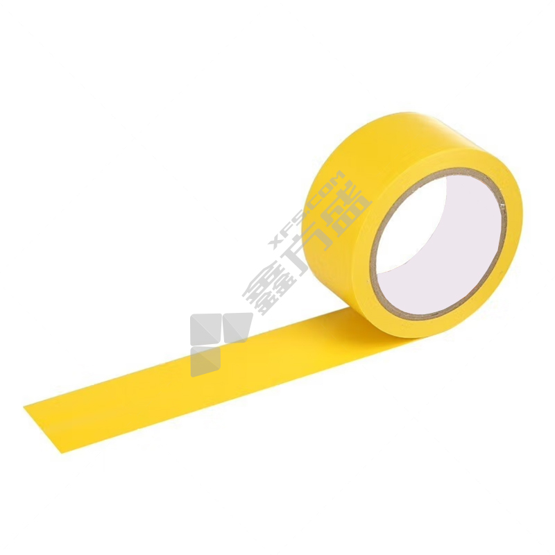 剑力 PVC安全警示胶带 定位胶带 4.8mm*33m 黄色
