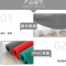 金诗洛 S型PVC镂空地毯 5.5厚1.2m宽*1m灰色 JM0020