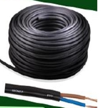 亚凯 黑色悬挂线 黑色0.75两股(电缆线，2芯，0.75平方，100米/捆))