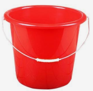 红色塑料水桶 清扫\25L