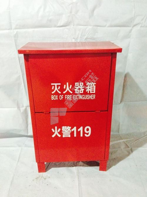 洪湖灭火器箱 铁质 4kg*2