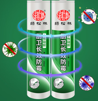 绿松林 防霉玻璃胶 透明色/300ml