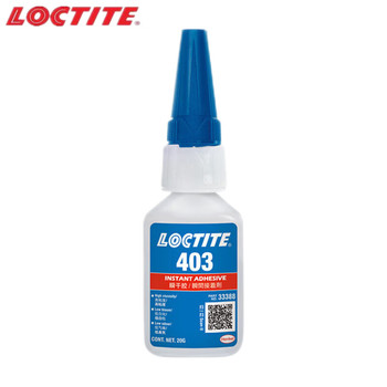 乐泰 瞬干胶. Loctite403中粘度低白化 500g.