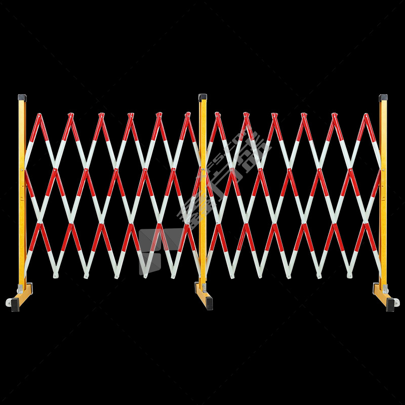 豹赞 玻璃钢伸缩围栏 BZ078-1.2*3m，红白款