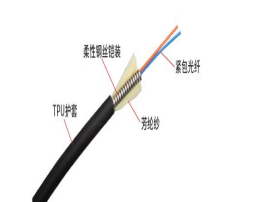 民鑫6芯单模野战铠装光缆 SC-SC/2500m/带木盘线轴