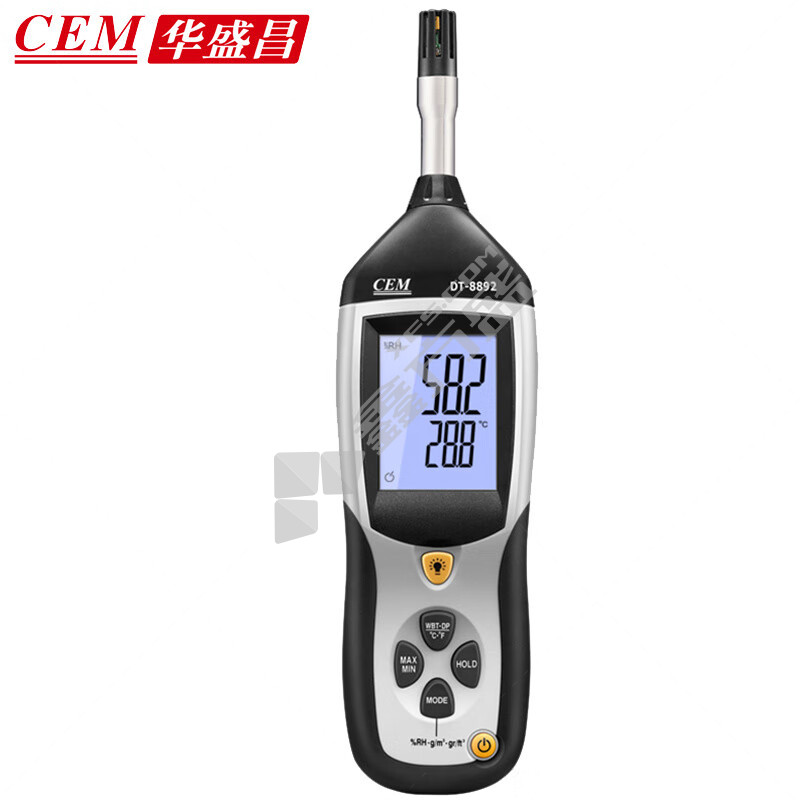 华盛昌 温湿度计 DT-8892 温度量程-30~100℃，湿度0~100%RH.