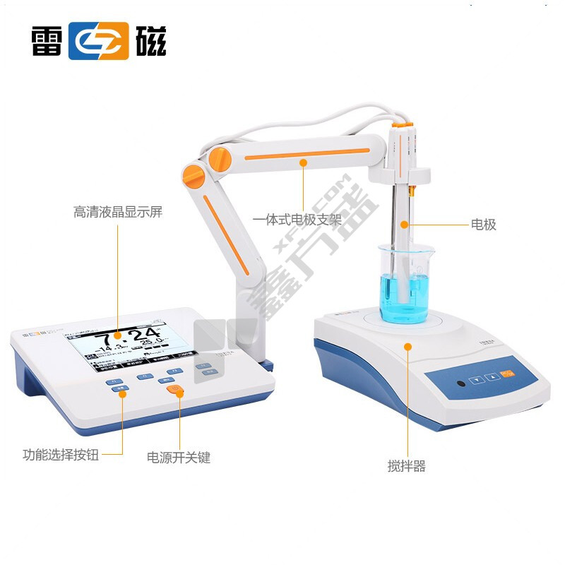 雷磁 台式离子计钠钙钾氟氯银碘铜溴离子浓度计检测仪水质分析 PXSJ-270F PXSJ-270F款