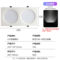 雷雷智光 led方形筒灯射灯嵌入式斗胆灯客厅天花格栅射灯 双头白色18W白光