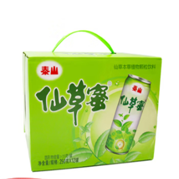 泰山 仙草蜜整箱装休闲饮品 仙草蜜 250ml*12罐