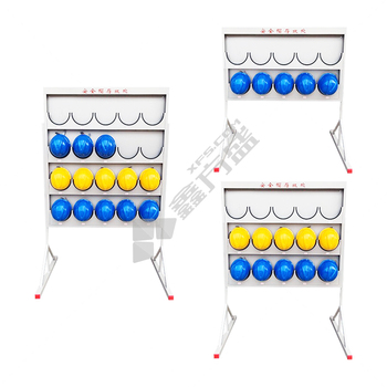 曼斯维尔 支架式安全帽存放架 支架式/2层10格