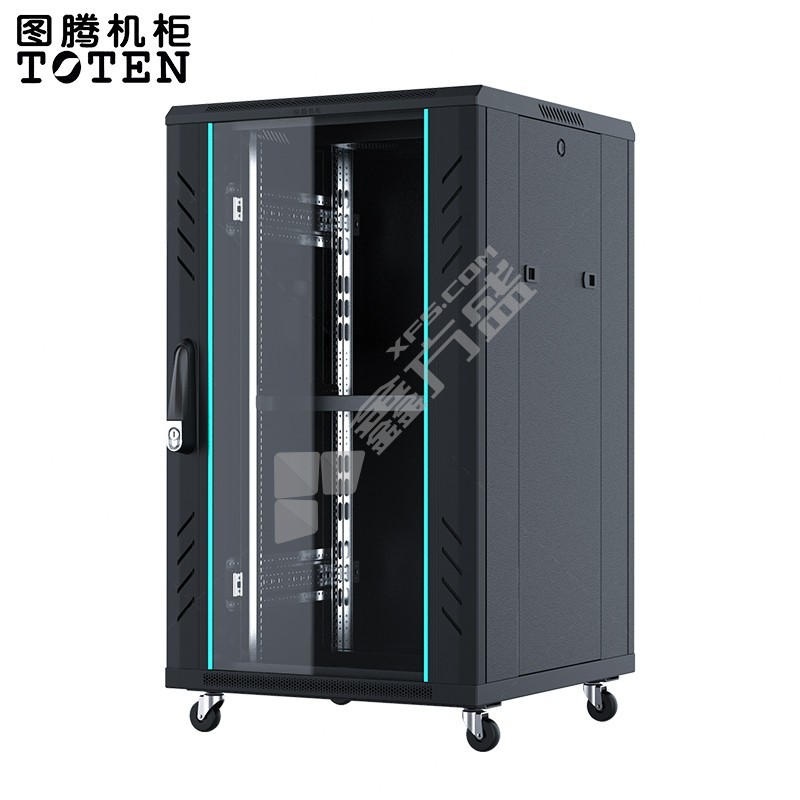 图腾 网络机柜监控机柜 12U 宽600*深600*721mm G266129001X 黑色