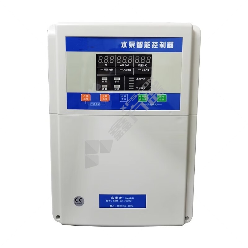 德力西 一控一水泵控制器 SM4-B1-4000D 1-4kw一控-(带空气开关)