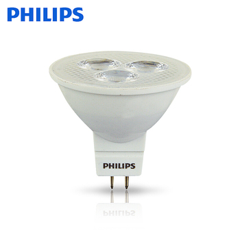 飞利浦（PHILIPS） LED经济型灯杯 MR16 5W 6500K 24D/12V 白光 10只装