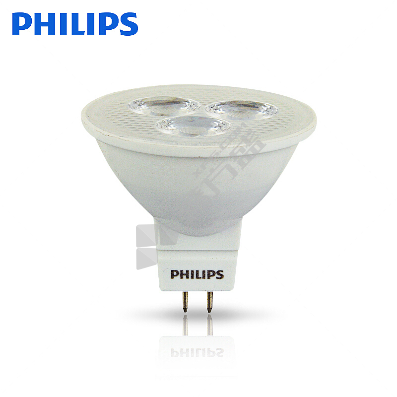 飞利浦（PHILIPS） LED经济型灯杯 MR16 5W 6500K 24D/12V 白光 10只装