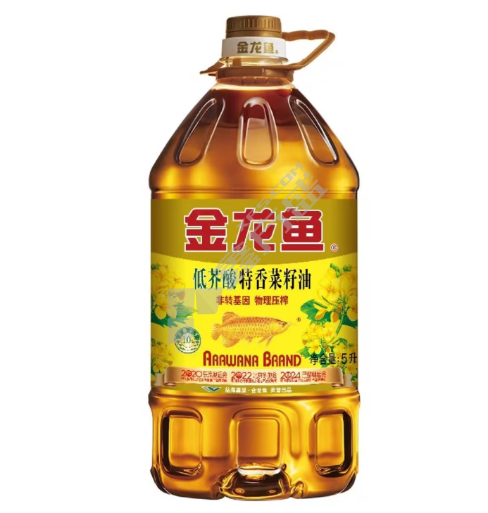 金龙鱼 特香低芥酸菜籽油（非转基因） 5L