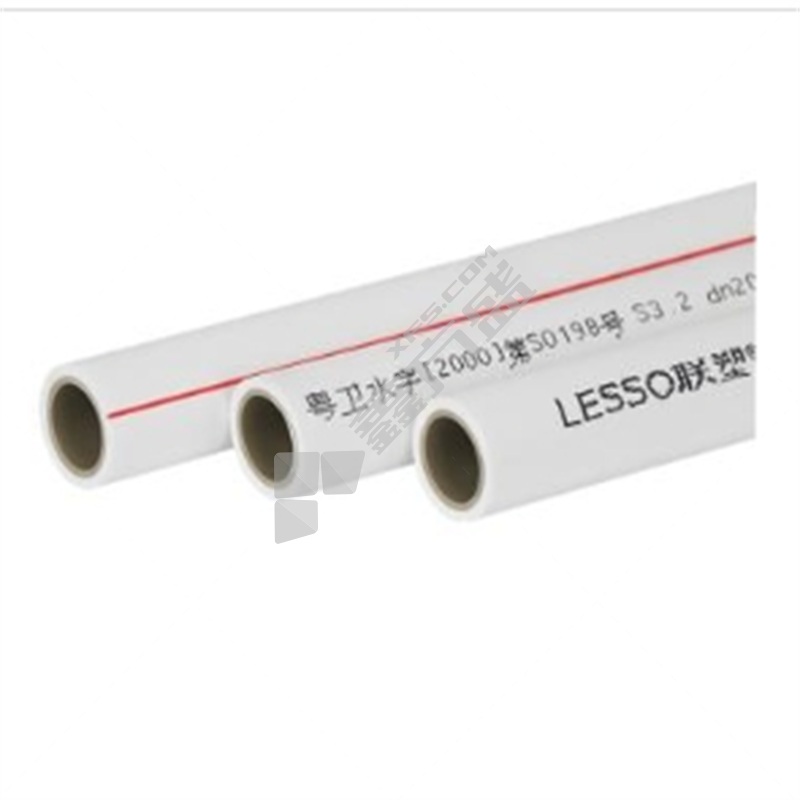 PP-R给水管. 内灰外白色dn50×5.6mm×2m 双色PP-R给水管S41.6MPa.