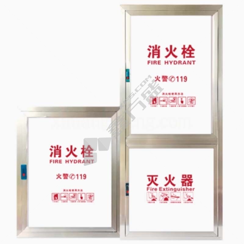 消火栓门带框 左开 内框388*587mm 外597*397mm