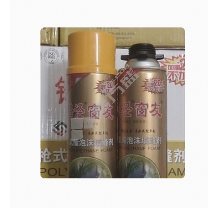 锋泾窗友 聚氨酯泡沫胶填缝剂发泡胶 900G+20G*15支