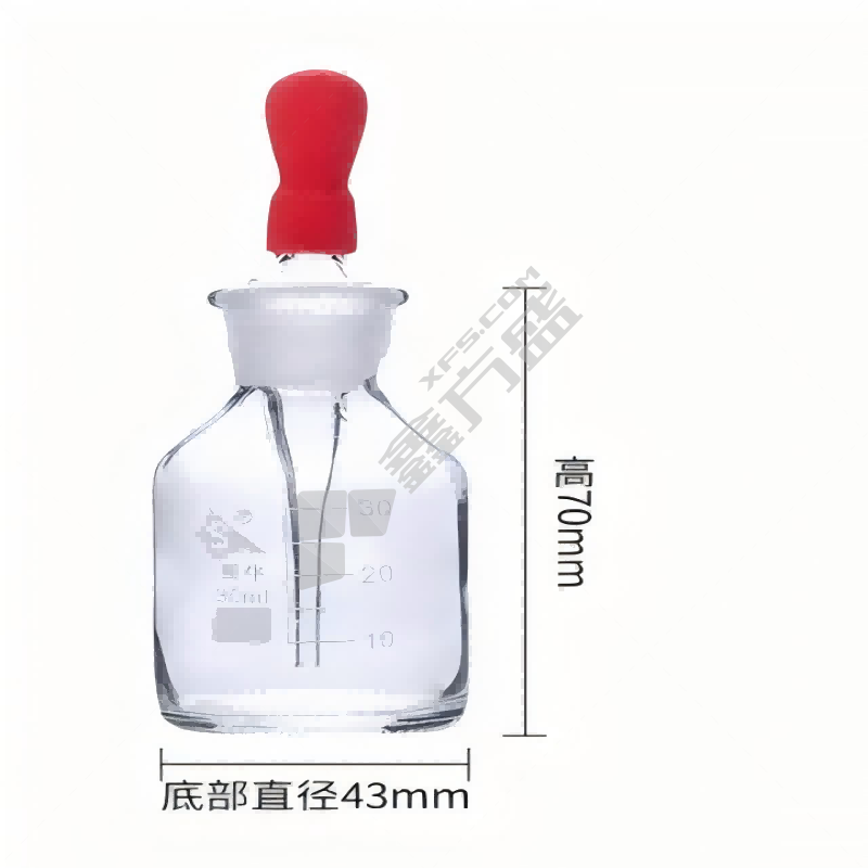 蜀牛 滴瓶 30ml\玻璃/白色/个