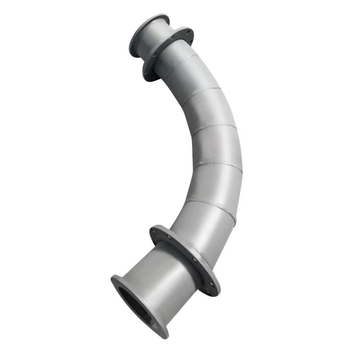 耐磨耐高温内衬陶瓷弯头. φ377 R1000-90°L1=500.