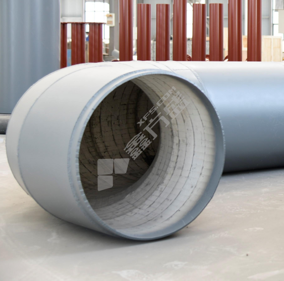 耐磨耐高温内衬陶瓷弯头. φ226 R1200-90°L1=500L2=500.