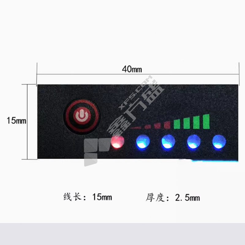 乾信电量指示器 电量百分比显示器/12v锂电池