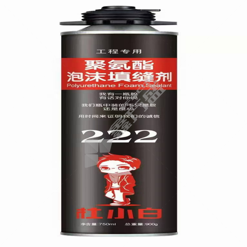杜小白 聚氨酯泡沫填缝剂 900g/按压