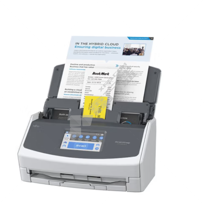 ix1600扫描仪 A4双面馈纸式 （40页/分钟+4.3英寸触摸屏+无线WiFi）