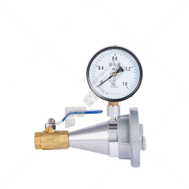 国产优品 带压力表测压消防水枪 65mm/1.6MPa