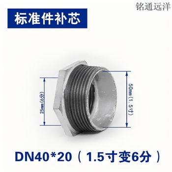 铭通远洋 补芯 DN40*20