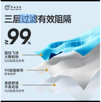 华西卫材 一次性医用防护口罩 一次性医用防护口罩