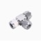 Kinpersen 三通接头\卡套三通 SST-FK12FK12FK6（两端3/4”OD,中间3/8''OD\材质SS316）