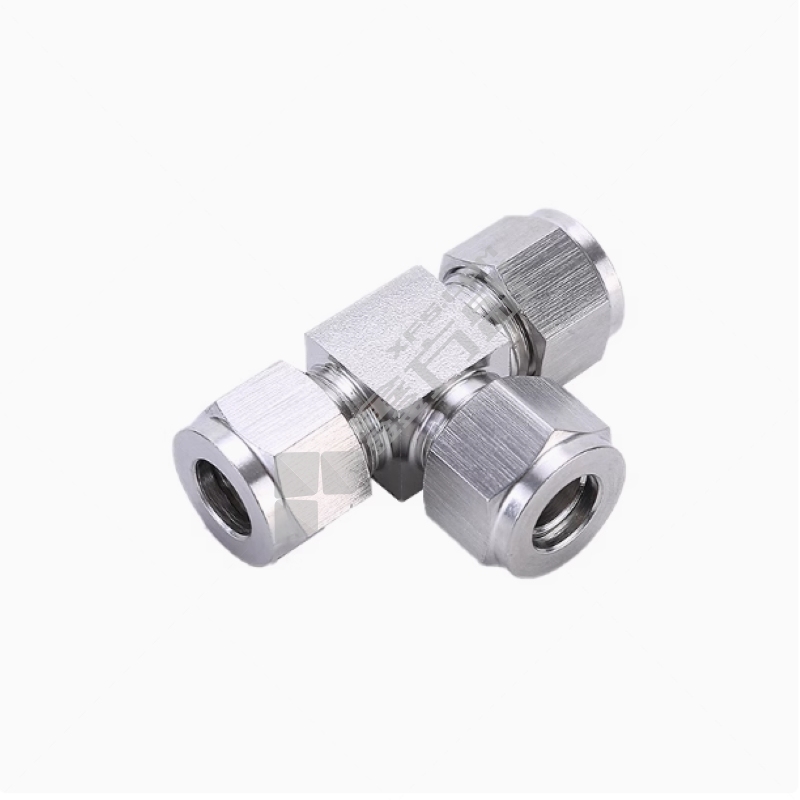 Kinpersen 三通接头\卡套三通 SST-FK12FK12FK6（两端3/4”OD,中间3/8''OD\材质SS316）