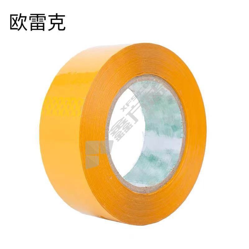 欧雷克 米黄胶带 65mm 60卷/箱