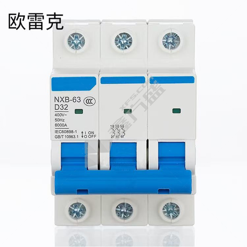 欧雷克 空气开关 3P D63A